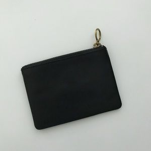 Madewell Leather Pouch Wallet Black